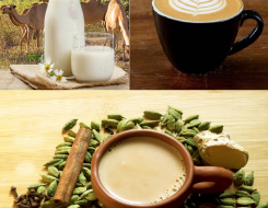 Cardamom Tea, Coffee, Camel Milk