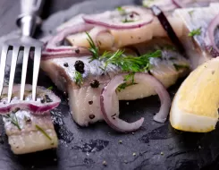 Stamppot, Soused Herring with Onion and Pickles