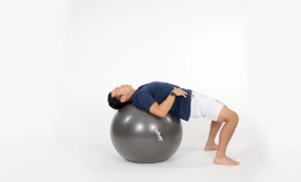 Exercise Ball Bridge