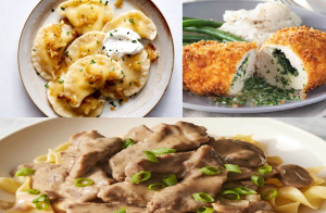 Beef Stroganoff, Chicken Kiev, Pierogi and More