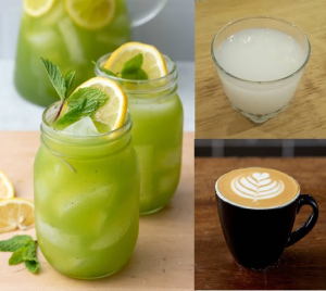 Coffee, Arak, Mint Lemonade