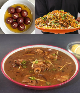 Biryani, Nihari, Gulab Jamun