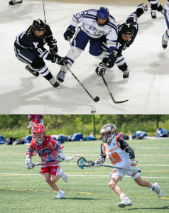 Ice Hockey, Lacrosse