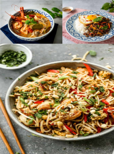 Pad Thai, Pad Gaprao, Tom Yum