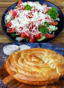 Shopska Salad, Banitsa