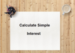 Calculate Simple Interest on Investments