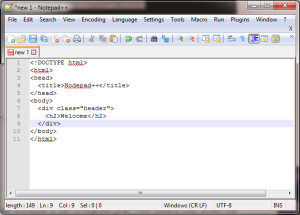 Notepad++ Code Editor