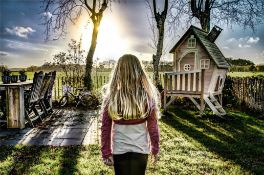 Fantasy House and a Girl